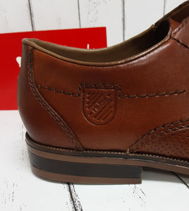 RIEKER - 11615-24 - Leather LACE UP SHOE - Brown (Tan)