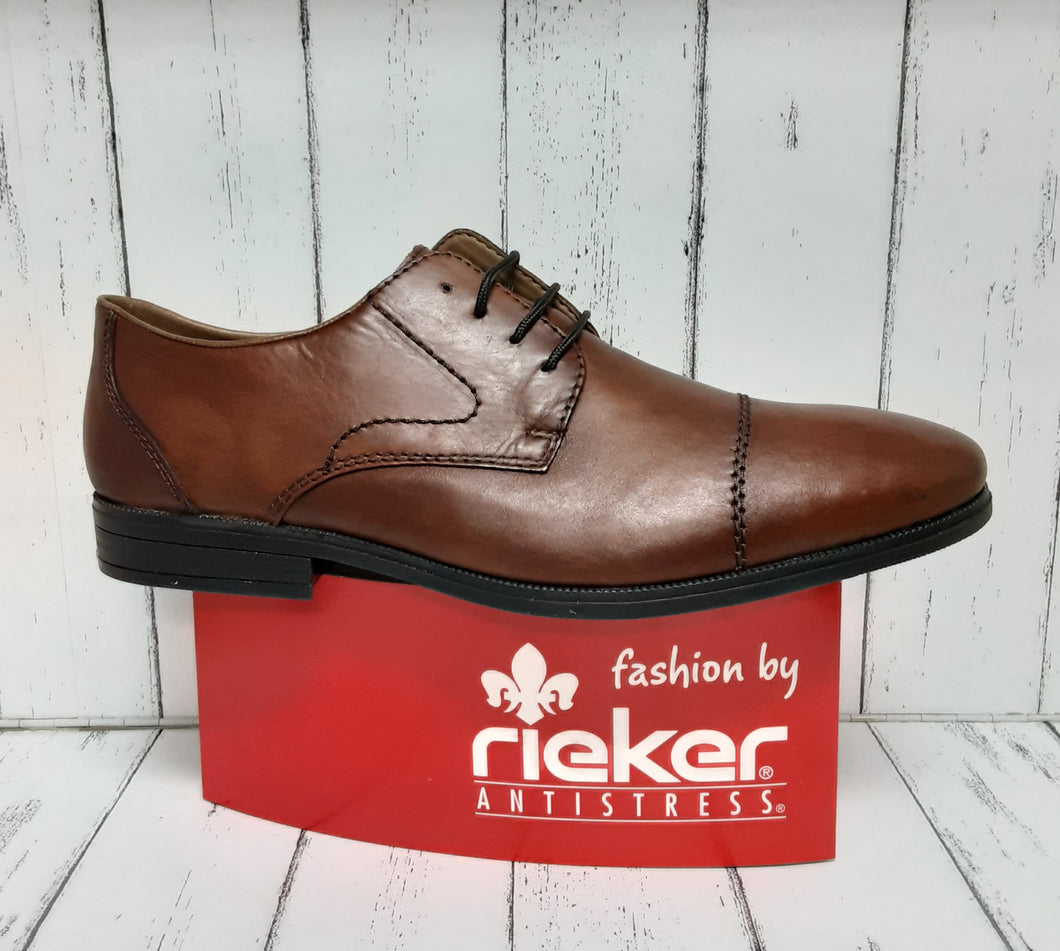 RIEKER - 11610-24 - Leather LACE UP SHOE - Brown (Tan)
