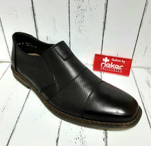 Load image into Gallery viewer, RIEKER - B1765-00 - Leather SLIP ON SHOE - Black