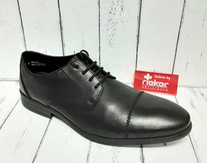 RIEKER - 11610-00 - Leather LACE UP SHOE - Black