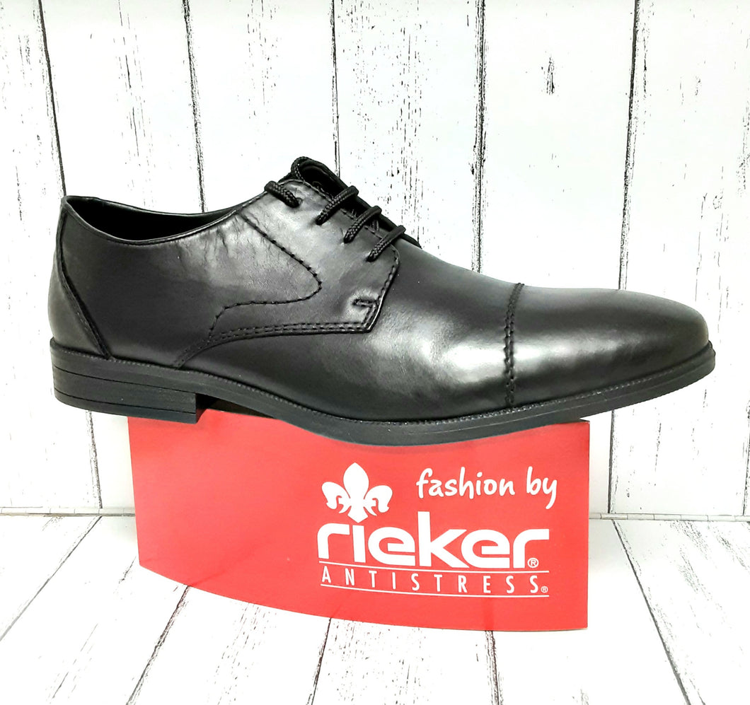 RIEKER - 11610-00 - Leather LACE UP SHOE - Black