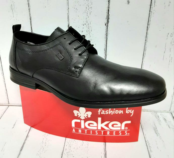 RIEKER - 10620-00 - Leather LACE UP SHOE - Black