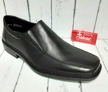 Load image into Gallery viewer, RIEKER - B0872-02 (B0875-01) - Leather SLIP ON SHOE - Black