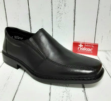 Load image into Gallery viewer, RIEKER - B0872-02 (B0875-01) - Leather SLIP ON SHOE - Black