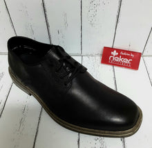 Load image into Gallery viewer, RIEKER - B1224-00 Leather LACE UP SHOE - Black
