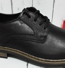 Load image into Gallery viewer, RIEKER - B1224-00 Leather LACE UP SHOE - Black