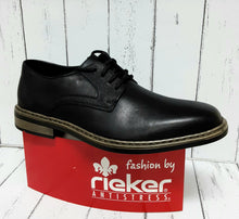 Load image into Gallery viewer, RIEKER - B1224-00 Leather LACE UP SHOE - Black