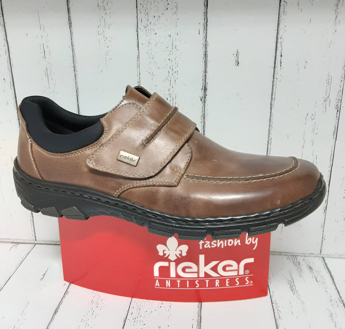 RIEKER - 19952-27 - STRAP FASTENING SHOE - Tan