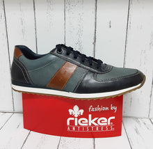 Load image into Gallery viewer, RIEKER - 19331-14 -  LACE UP TRAINER - Blue Combination