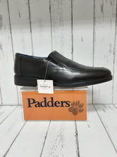 Load image into Gallery viewer, PADDERS - BOND - 157/10 - Leather SLIP ON SHOE - Black