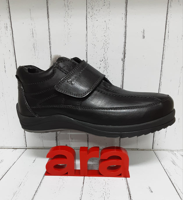 ARA - 11-27108 01K - SMOOTHY BLACK Leather STRAP SHOE