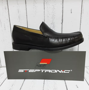 STEPTRONIC - MASERATI - A3055-1 - Calf Leather SLIP ON SHOE - Black