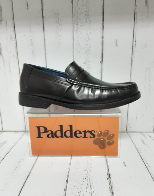 PADDERS - BARON - 158/10 - Leather SLIP ON SHOE - Black