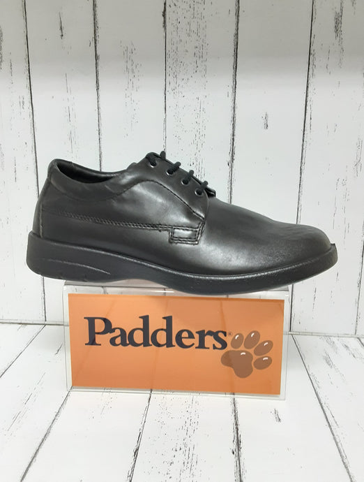 PADDERS - LUNAR - 636N10 - Leather LACE UP SHOE - Black