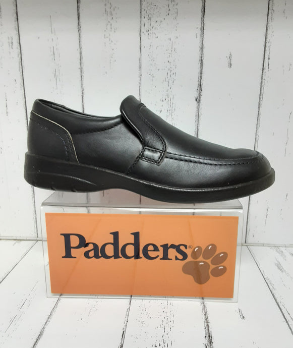 PADDERS - LEO 614/10 - Leather SLIP ON SHOE - Black