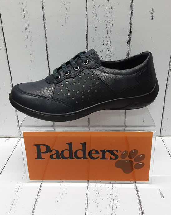 PADDERS - HARP - 872/96 - Leather LACE UP SHOE - Navy Combination