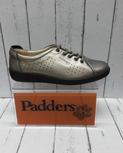 Load image into Gallery viewer, PADDERS - GALAXY - 235A64 - Leather LACE UP SHOE - Metallic