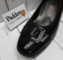 Load image into Gallery viewer, PADDERS - JULIET - 260/60 - COURT SHOE - Black Patent