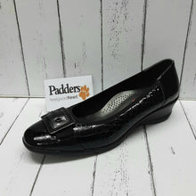 Load image into Gallery viewer, PADDERS - JULIET - 260/60 - COURT SHOE - Black Patent