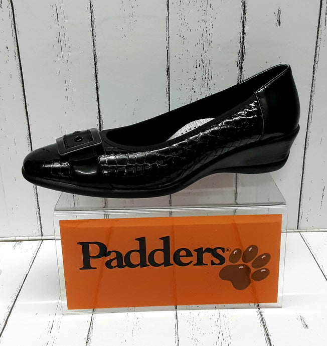 PADDERS - JULIET - 260/60 - COURT SHOE - Black Patent