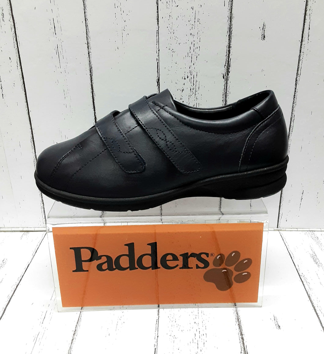 PADDERS - KERRY - 351/24 - 2 x STRAP FASTENING SHOE - Navy