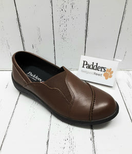 PADDERS - RUTH H202/89 - Leather SLIP ON SHOE - Dark Tan