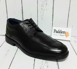 PADDERS - BAKER - 156/10 - Leather LACE UP SHOE - Black