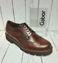 Load image into Gallery viewer, GABOR - 35.214.22 - LACE UP BROGUE SHOE - Dark Brown