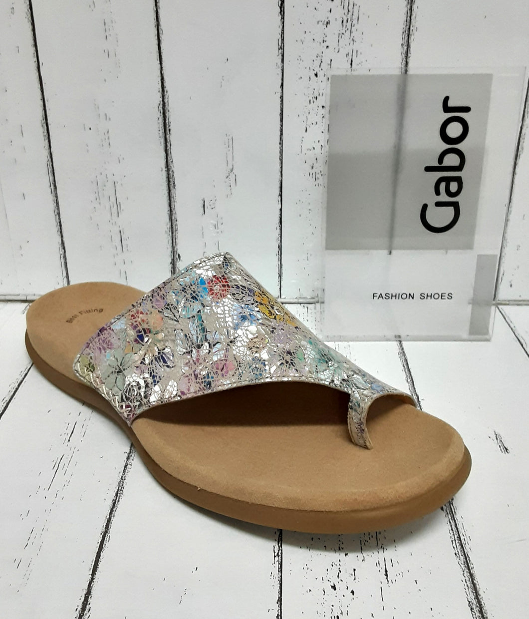 GABOR - 43.700.33 - LANZAROTE SLIP ON MULE - Flower Francis Puder