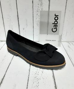 GABOR - 44.103.16 - BALLET SHOE - Nubuck Leather - Navy