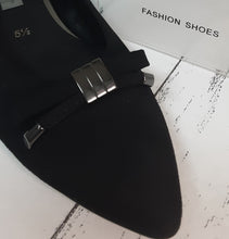 Load image into Gallery viewer, GABOR - 31.201.17 - BALLET SHOE - Nubuck Leather - Schwarz (Black)