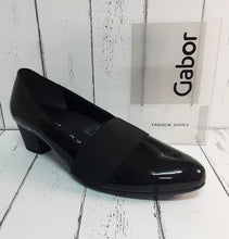 Load image into Gallery viewer, GABOR - 52.052.87 - COURT SHOE - Schwarz (Black Patent)