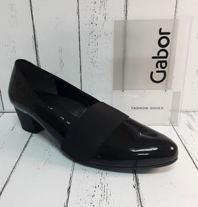 GABOR - 52.052.87 - COURT SHOE - Schwarz (Black Patent)