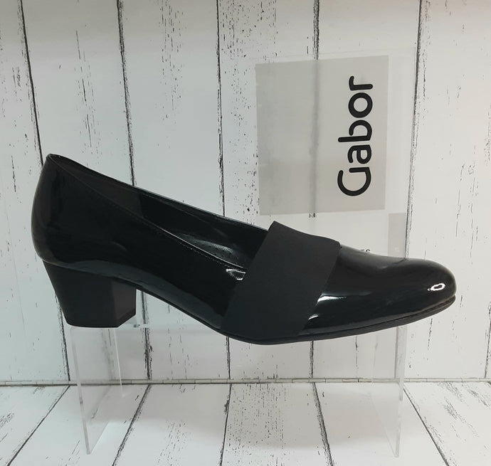 GABOR - 52.052.87 - COURT SHOE - Schwarz (Black Patent)