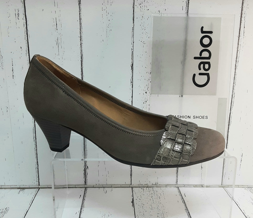 GABOR - 35.480.33 - COURT SHOE - Fumo/Fango (Beige)