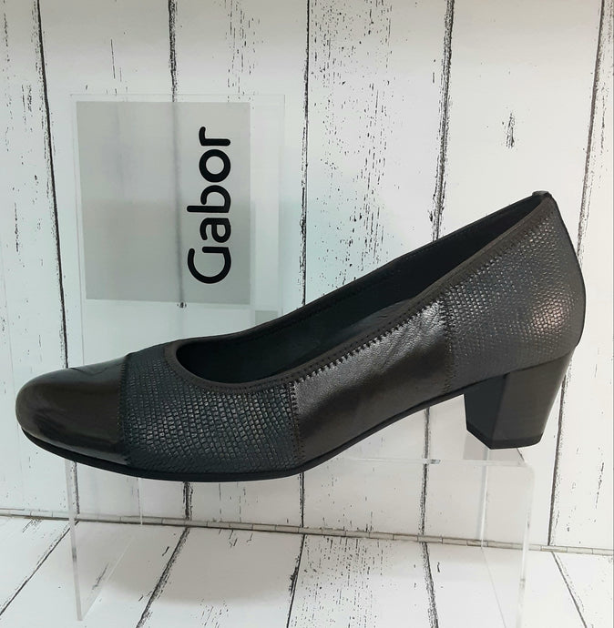 GABOR - 76.183.13 - COURT SHOE - Steel/Anthracite