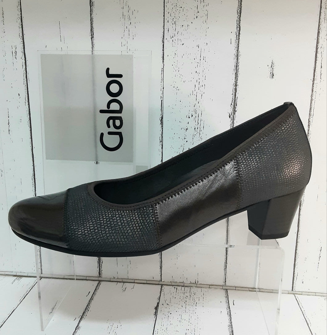 GABOR - 76.183.13 - COURT SHOE - Steel/Anthracite