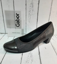 Load image into Gallery viewer, GABOR - 76.183.13 - COURT SHOE - Steel/Anthracite