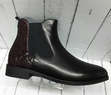 Load image into Gallery viewer, HB CANAL GRANDE - 58608 - PERCY - ANKLE BOOT - Glove Black/Vino