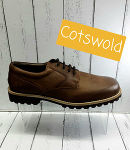 COTSWOLD - Tuffley -  LACE UP SHOE - Brown