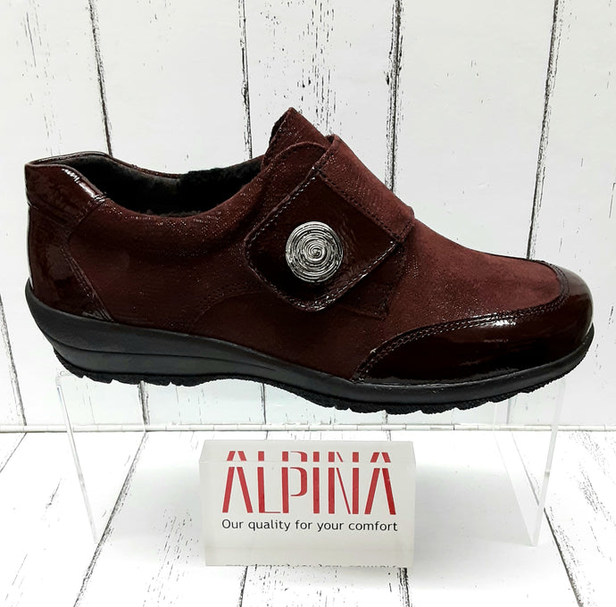 ALPINA - VITA K - 8T02-8 - SINGLE STRAP FASTENING SHOE - Vino