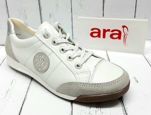 ARA - 12-34453 06G - LEATHER TRAINER - White