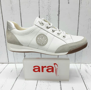 ARA - 12-34453 06G - LEATHER TRAINER - White