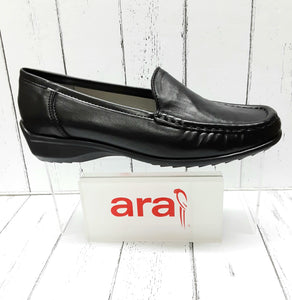 ARA - 12-40101 01G - Leather MOCCASIN SHOE - Black