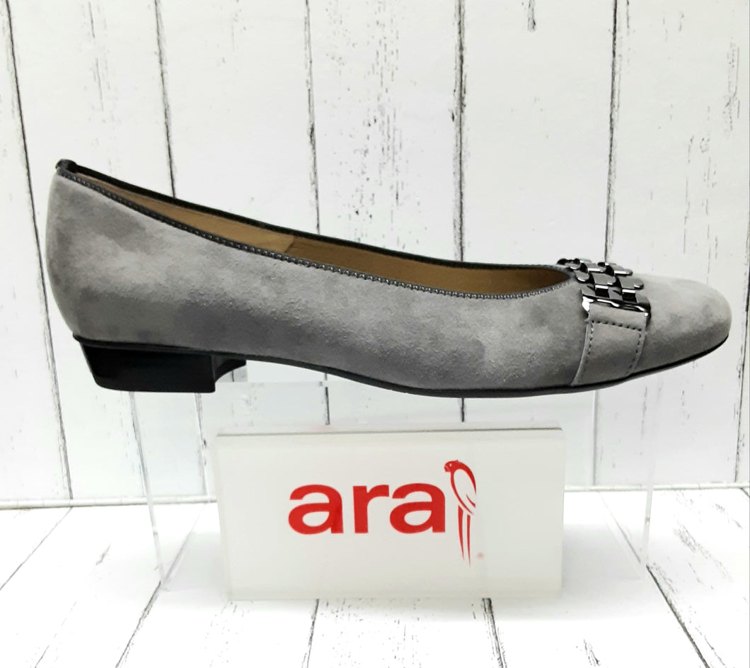 ARA - 12-43791 05F - BALLET SHOE - Nubuck - Grey