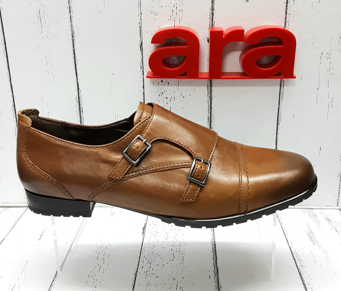 ARA - 12-41247 05F - Leather STRAP SHOE - Cognac