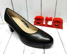 Load image into Gallery viewer, ARA - 12-13436 05G - LEATHER COURT SHOE - Black