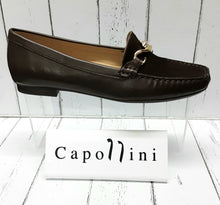 Load image into Gallery viewer, CAPOLLINI -29108 -FLO -T204 - MEAGAN - 08216 - MOCCASIN SHOE - Leather/Nubuck - Chocolate