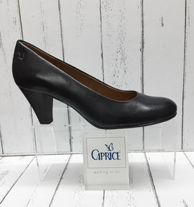 CAPRICE - 9-22404-23 856 - Leather COURT SHOE - Navy