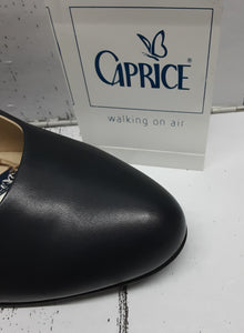 CAPRICE - 9-22349-22 855 - Leather COURT SHOE - Navy